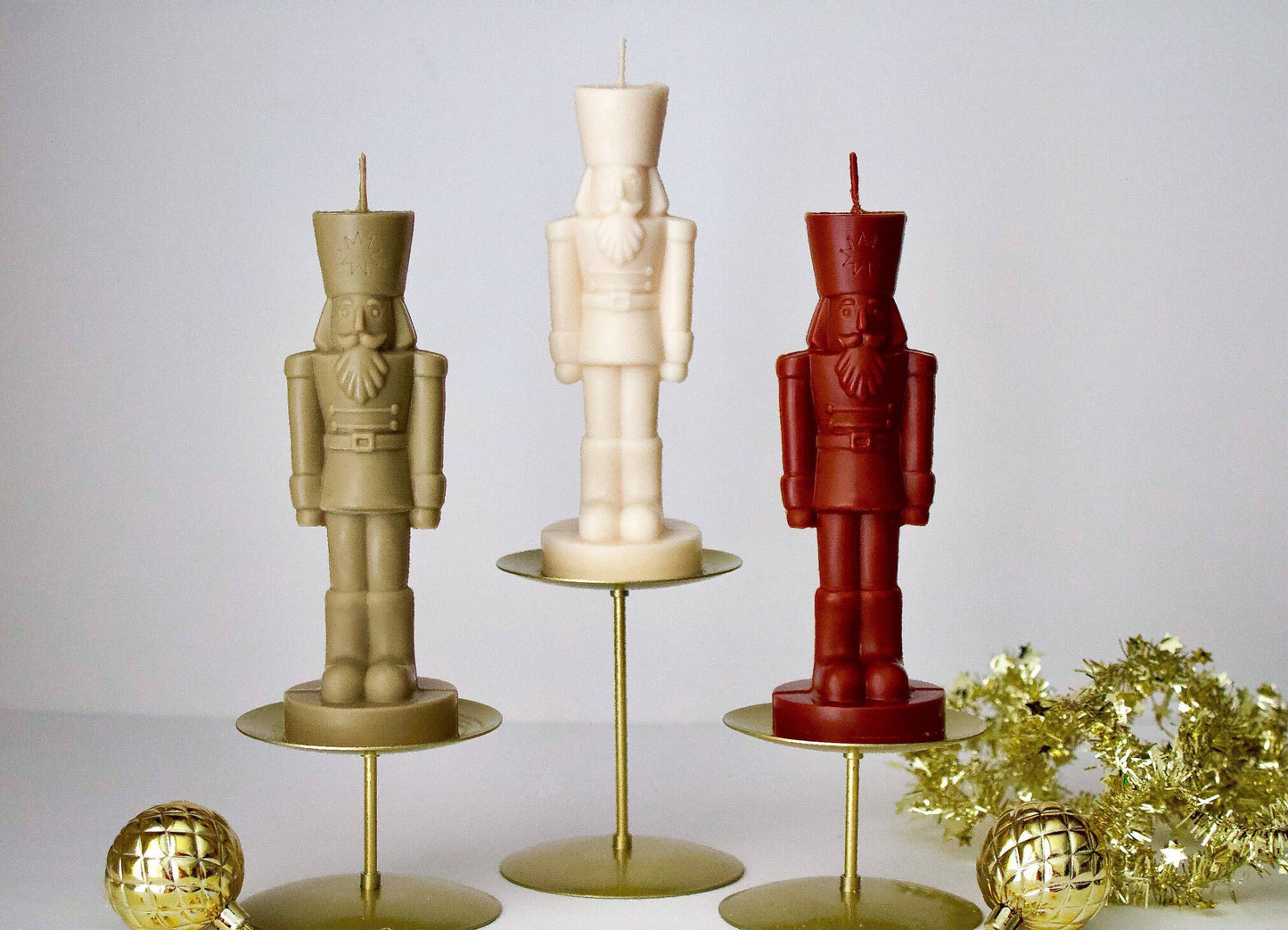 Nutcracker Christmas Candle