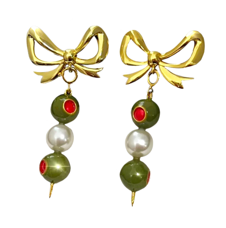 Martini Olive Hoops