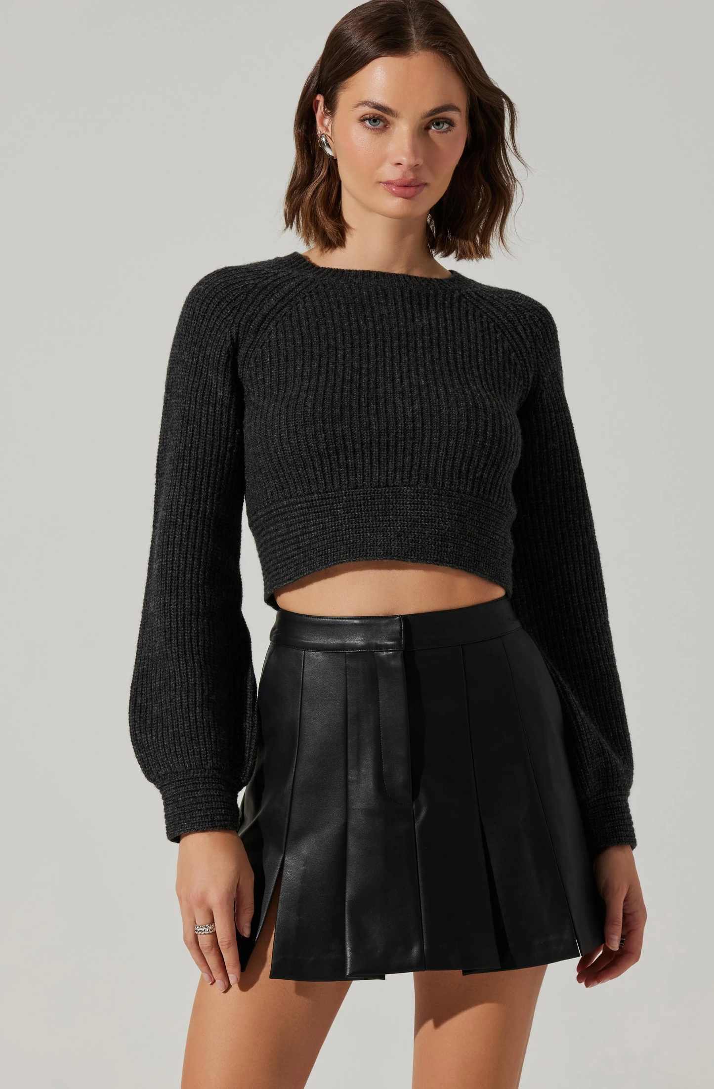 Eila Contrast Bow Back Sweater