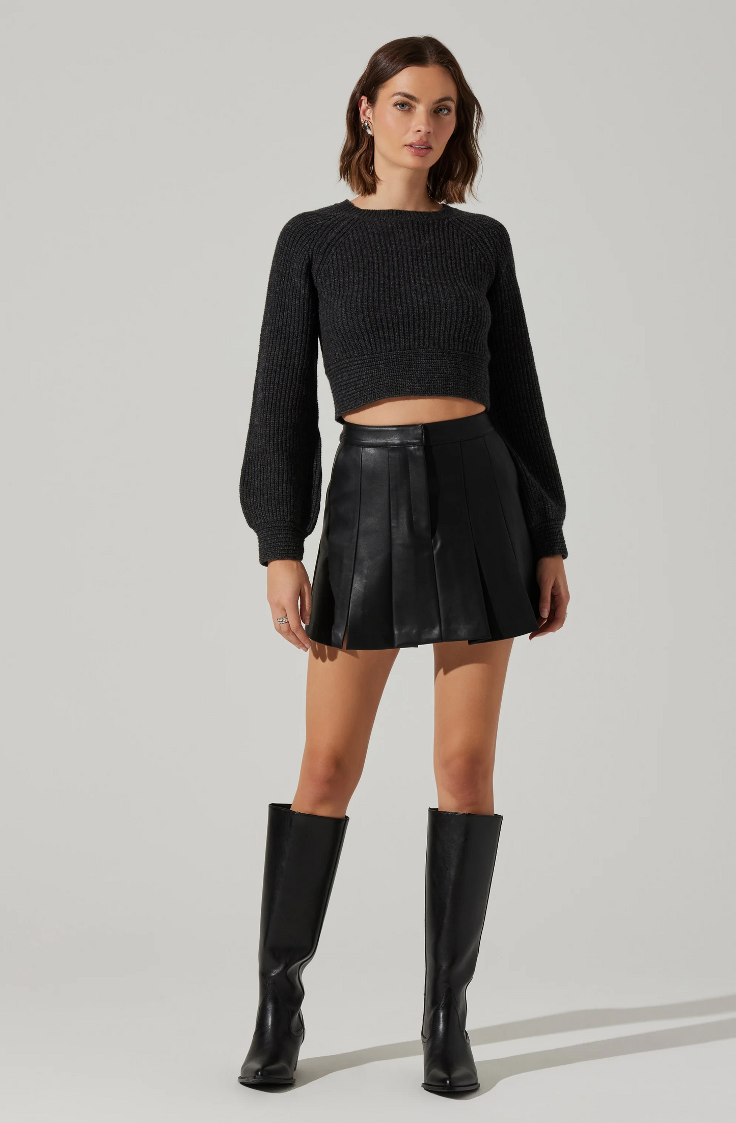 Eila Contrast Bow Back Sweater