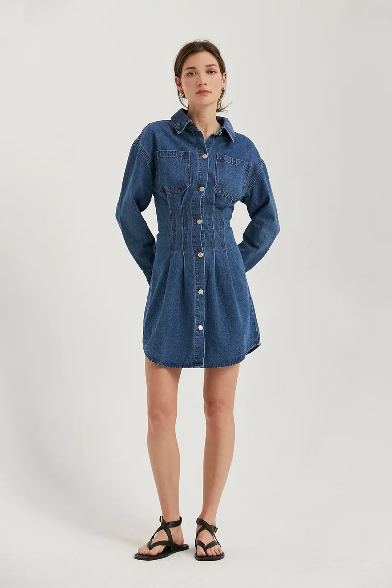 Zae Denim Mini Dress