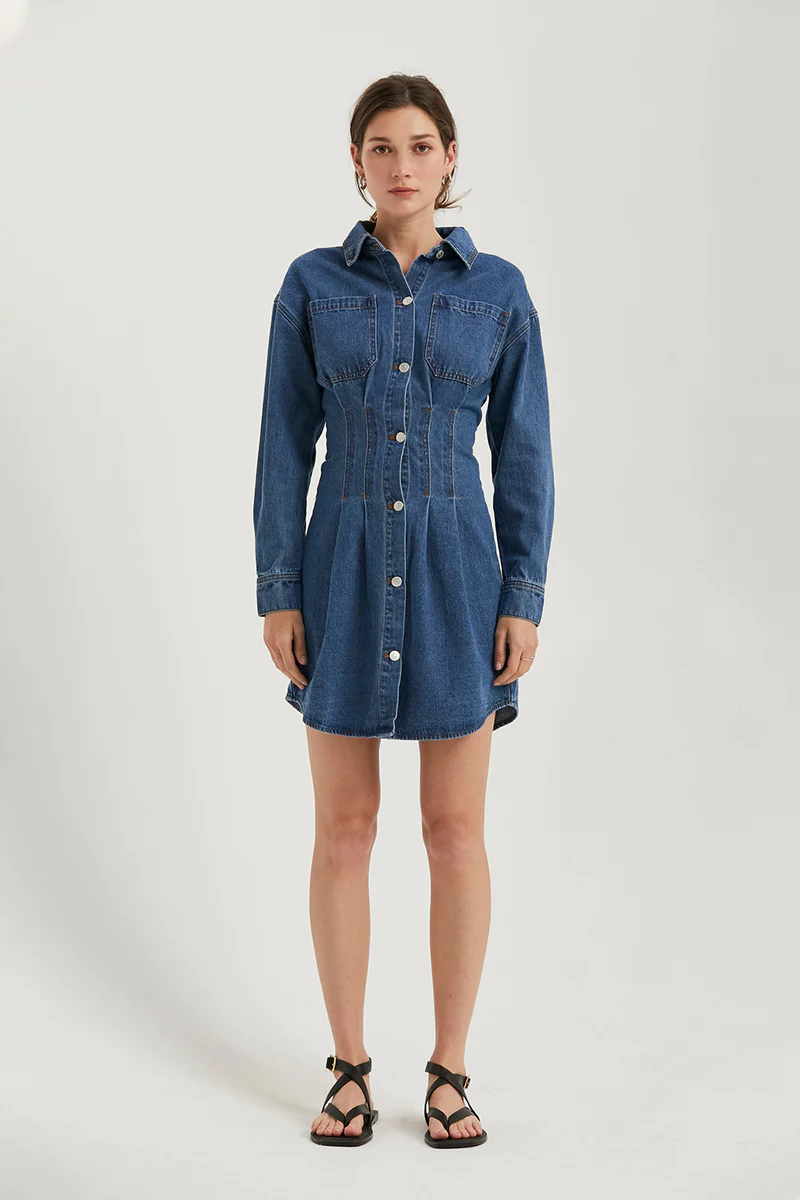 Zae Denim Mini Dress