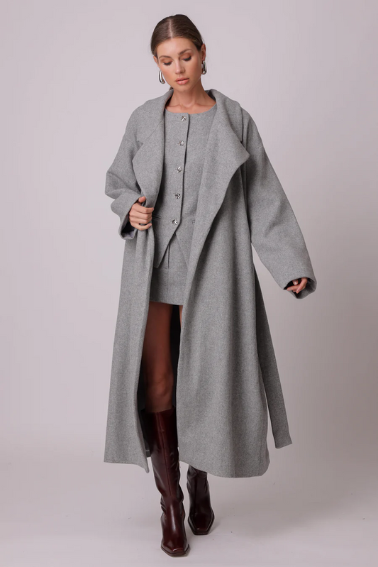 Damson Wool Coat