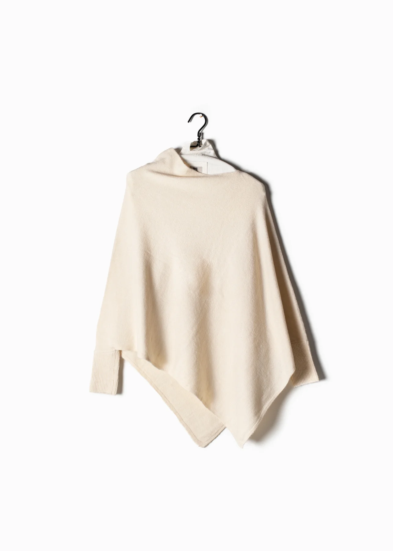 Asymmetric Poncho Sweater