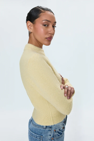 Sara Sweater - Soft Yellow