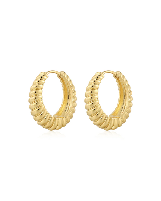 The Ridged Marbella Hoops