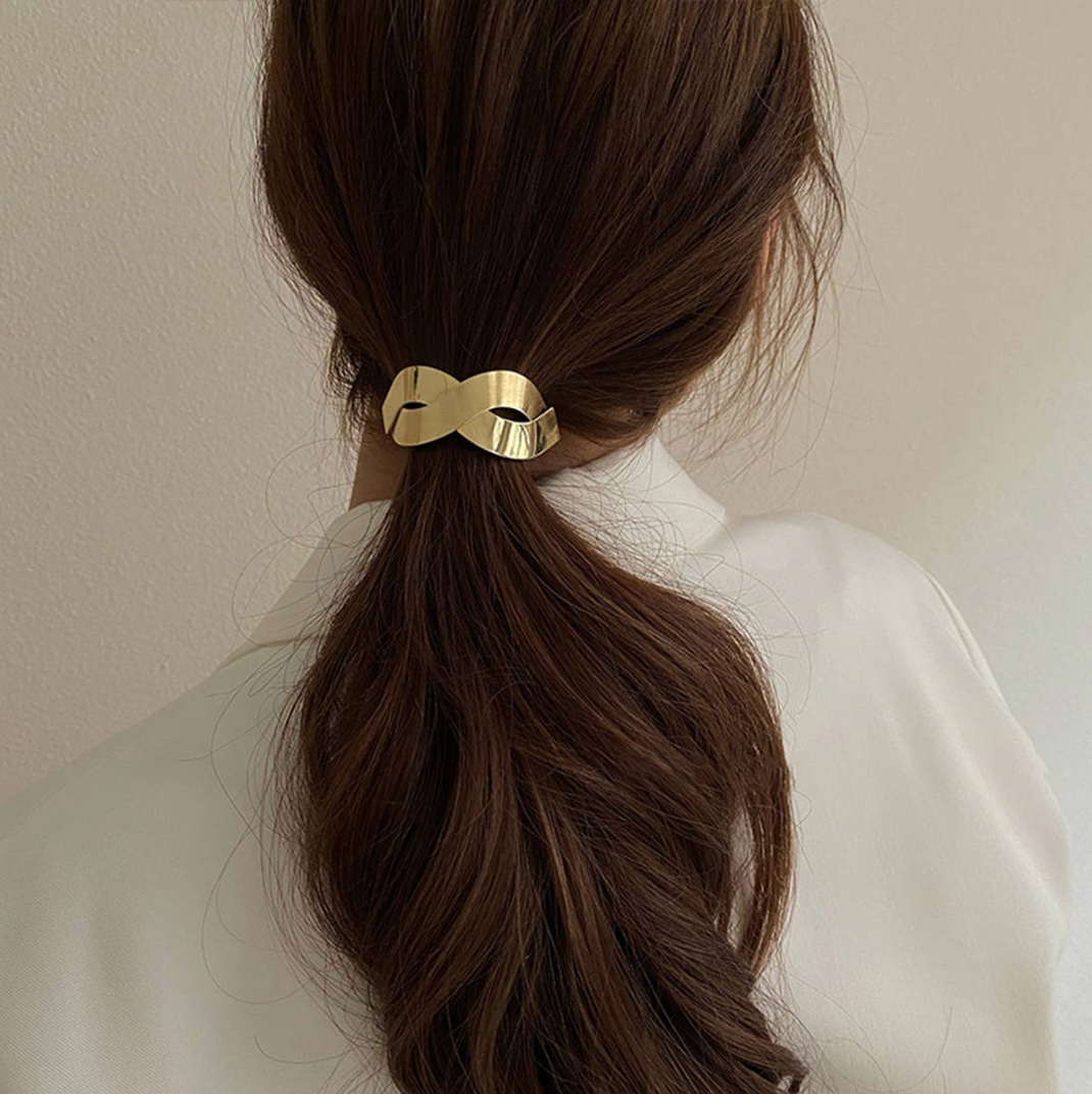 Metal Accent Hair Tie