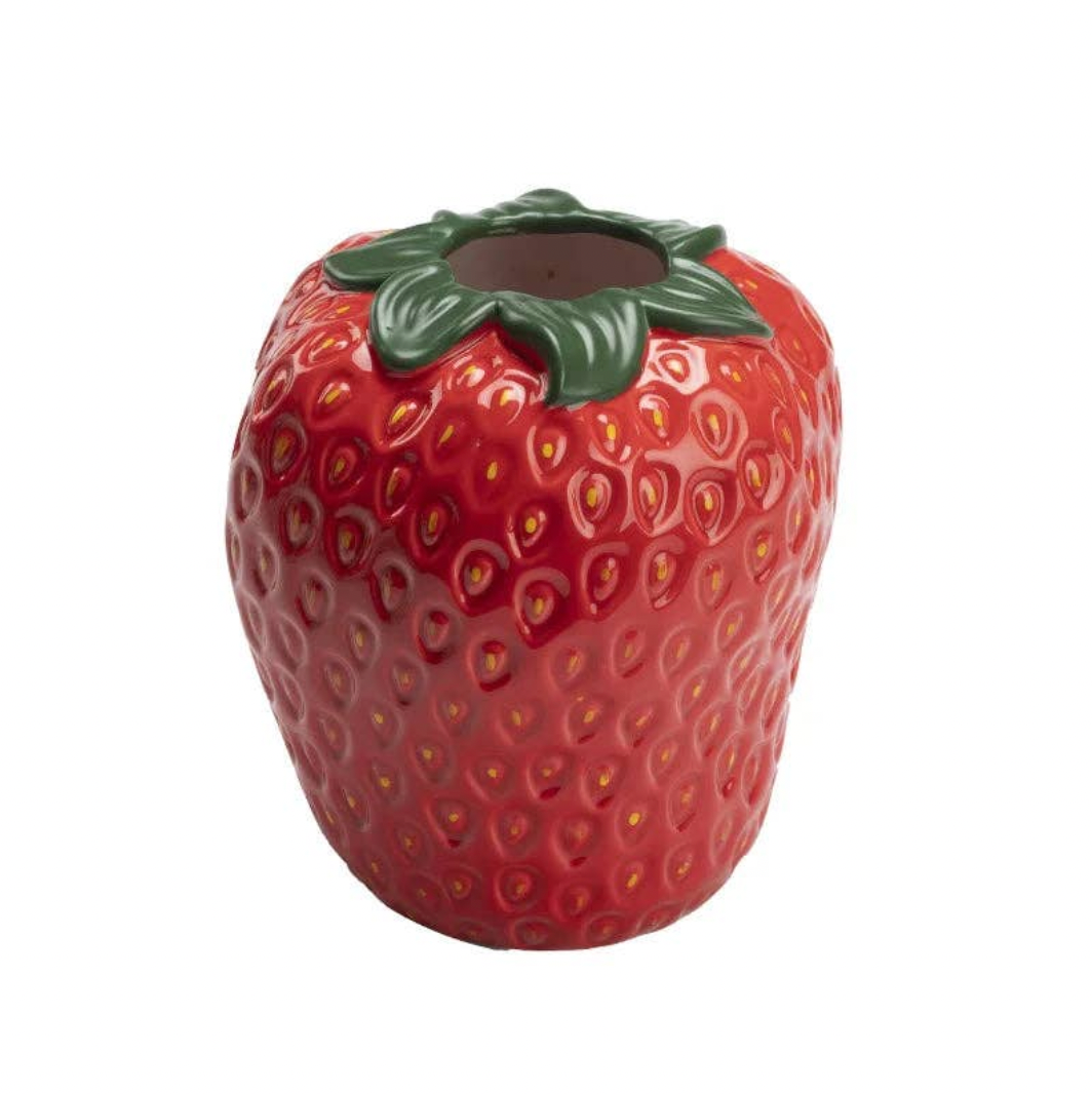 Strawberry Ceramic Vase