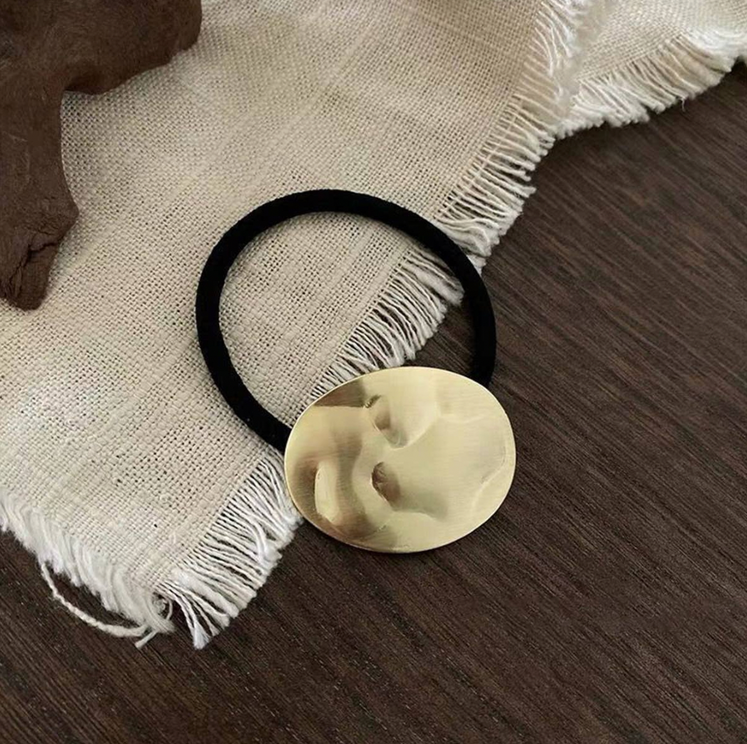 Metal Accent Hair Tie