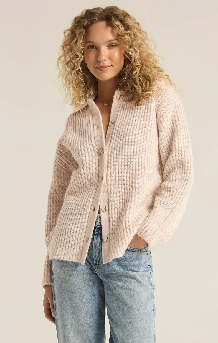 Lennie Button Up Sweater Cardigan