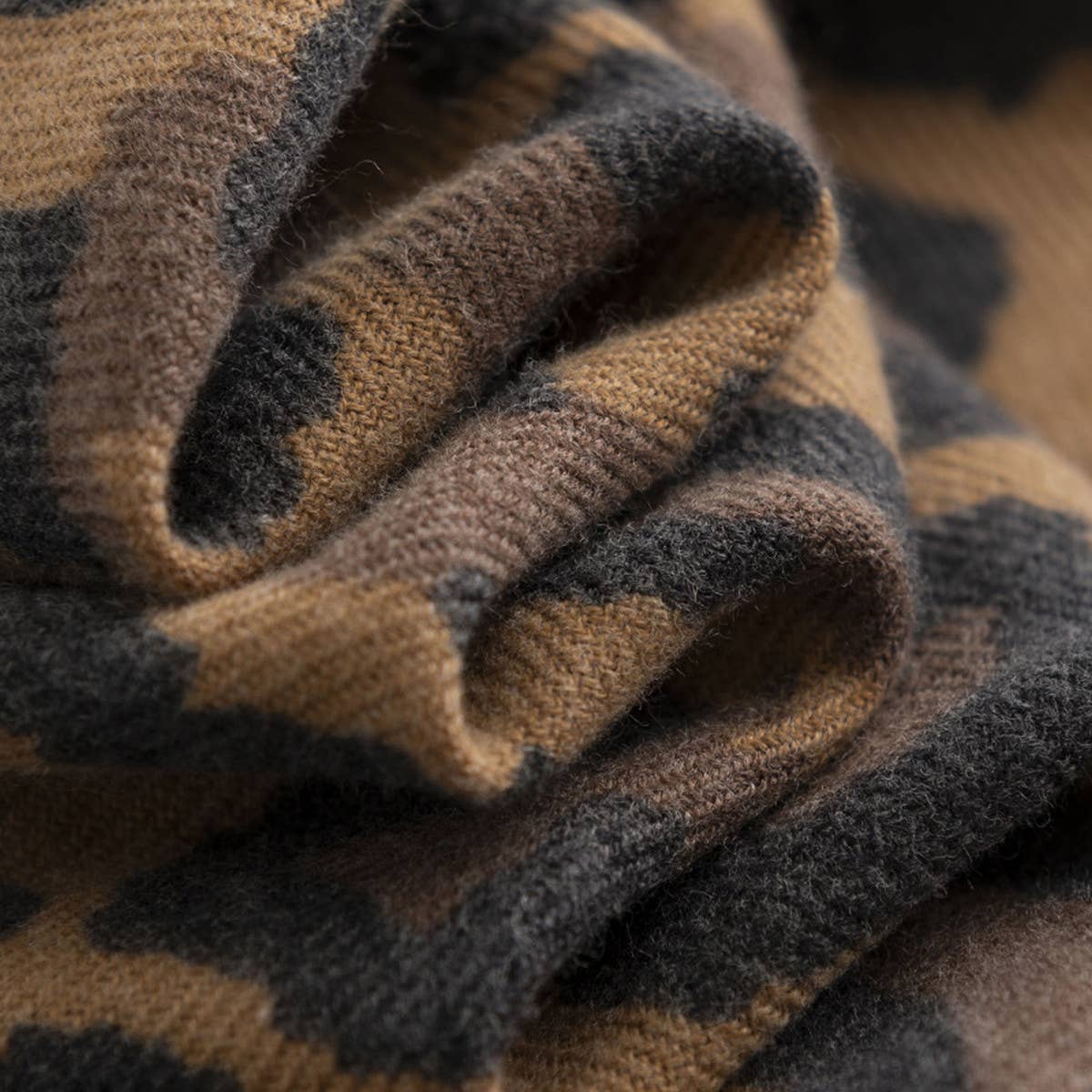 Leopard Twill Scarf