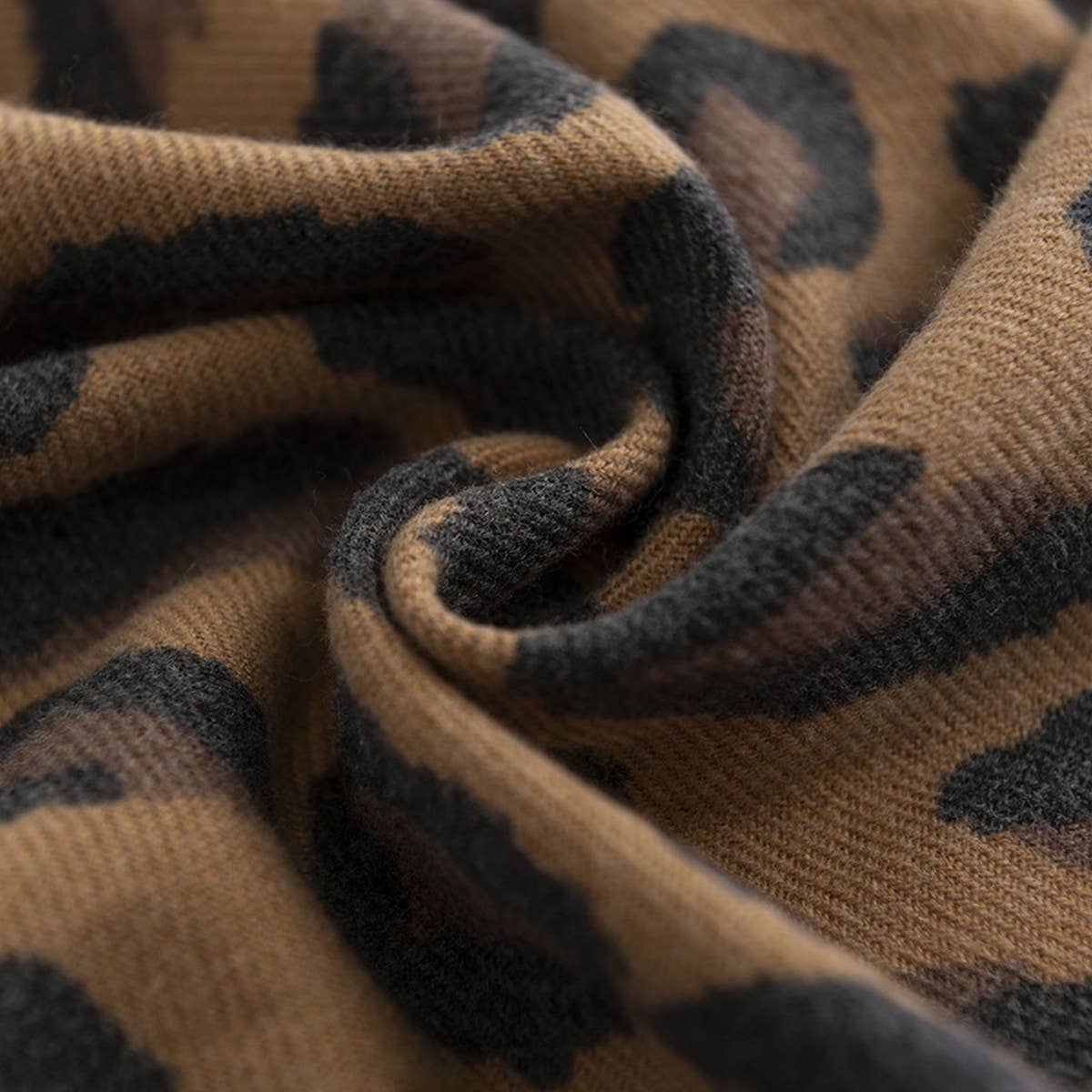 Leopard Twill Scarf