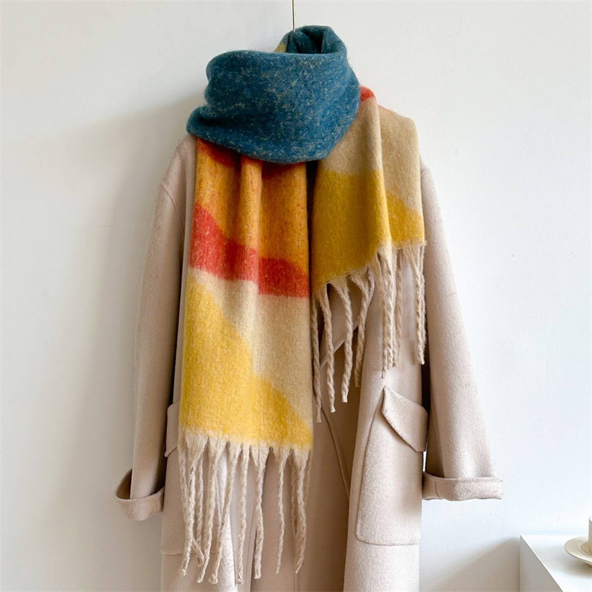 Fringe Blanket Scarf