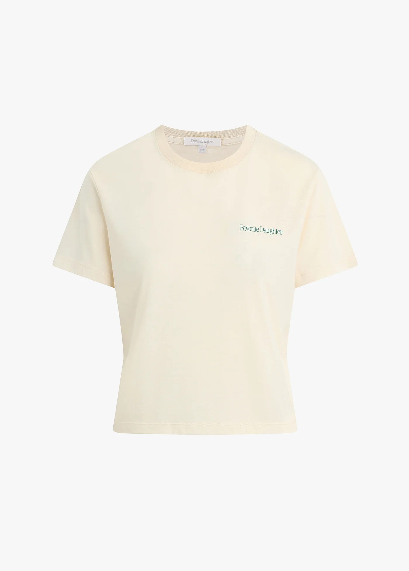 Favorite Daughter Cropped Logo Tee