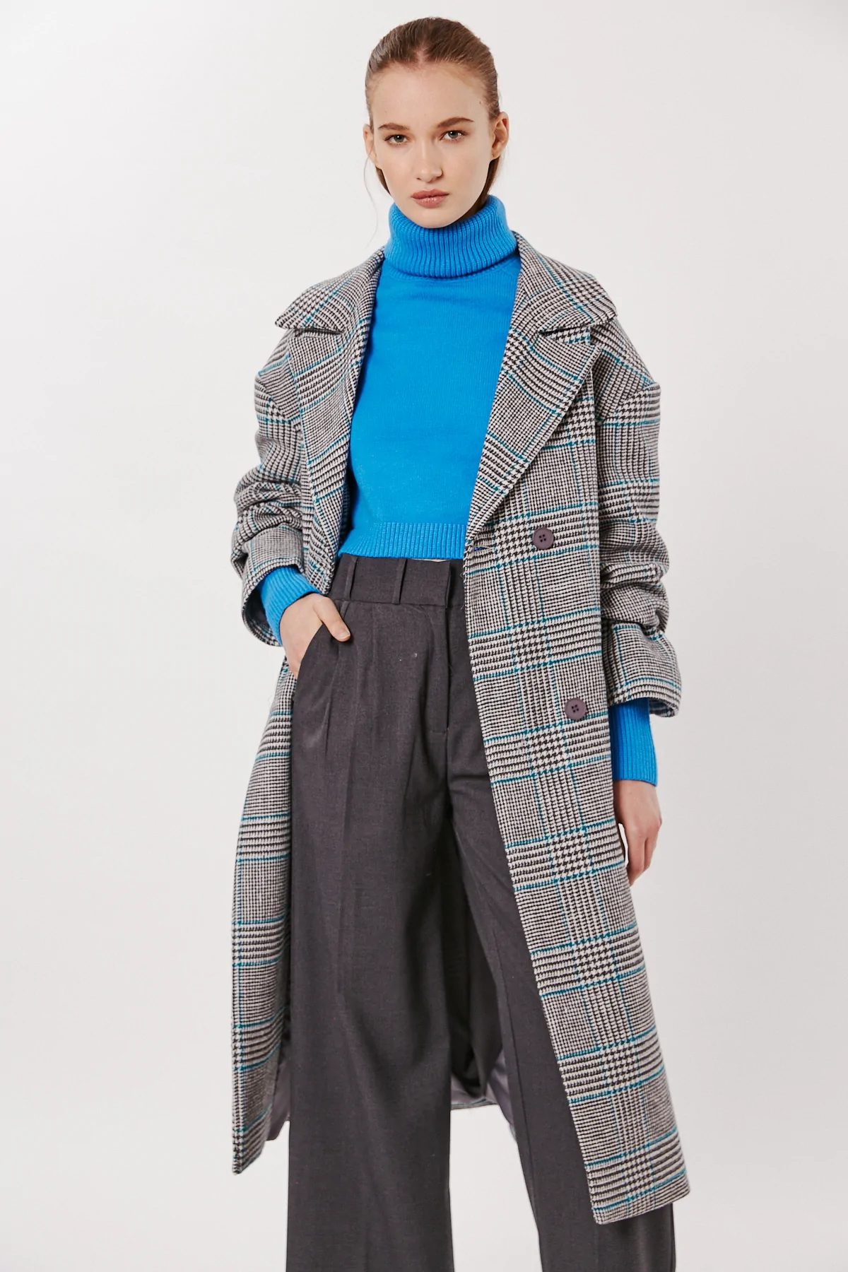 Deluc Volta Checked Coat