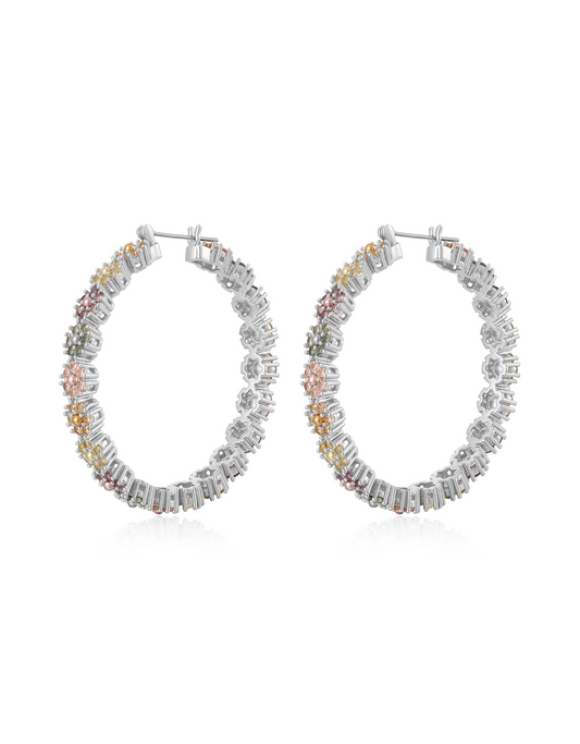 Daisy Studs Hoops