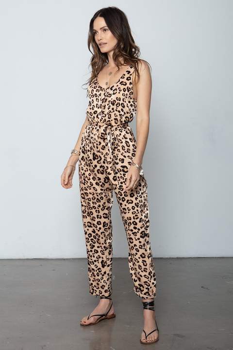 Lost In Love Jumpsuit - Leopard