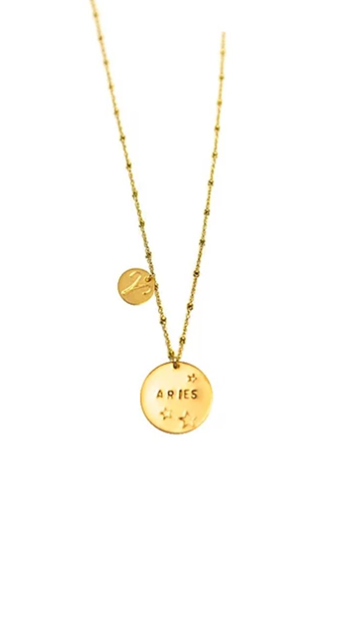 Written In The Stars Zodiac Necklace - Gold Filled